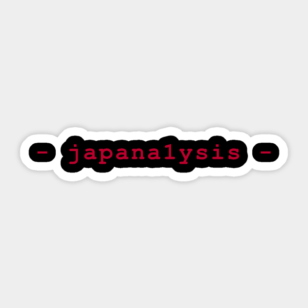 Gamer Sticker by Japanalysis